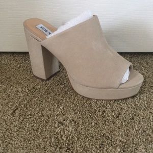 NWT Steve Madden Platform Slide Mule Sz 8